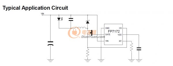 FP7172應(yīng)用電路圖 FP7172應(yīng)用電路圖